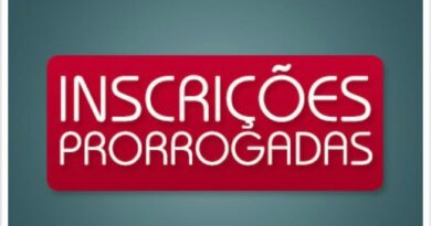 INSCRIÇÕES PRORROGADAS