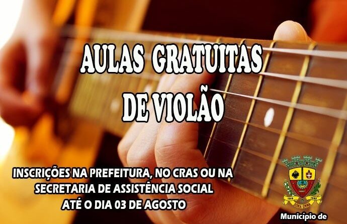 Aulas de violão gratuitas