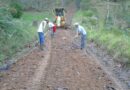 Setor de Obras trabalhando na localidade de Gavião