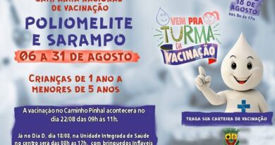 Campanha de Vacinação contra Polio e Sarampo
